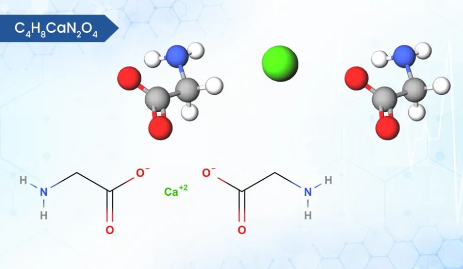 calcium bisglycinate (C4H8CaN2O4)